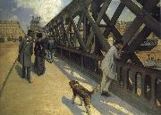 Gustave Caillebotte Pier oil